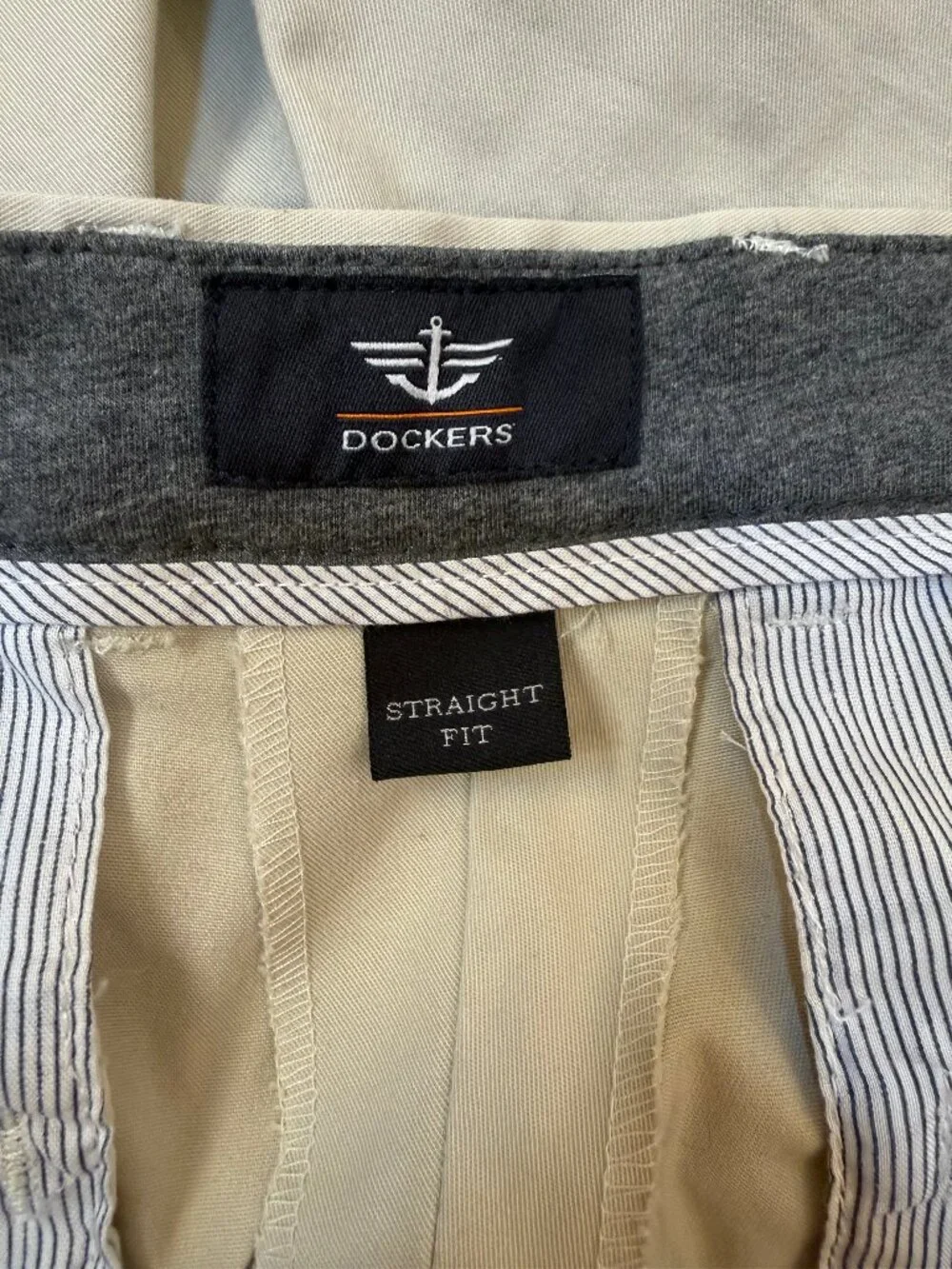 Dockers Straight Fit Light Khaki Pants 38x29